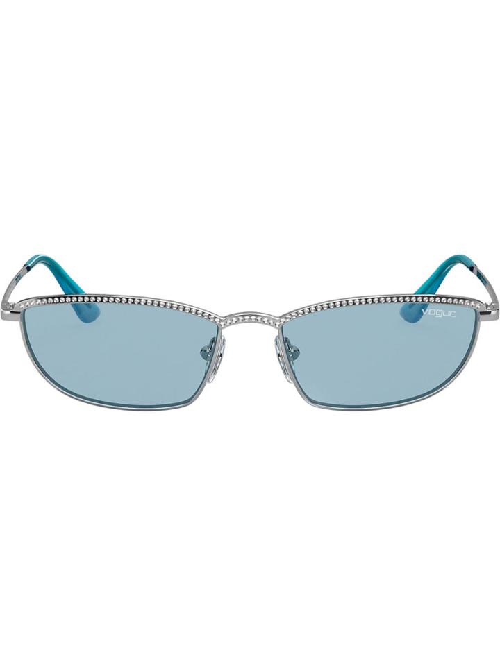 Vogue Eyewear Taura Gem Embellished Sunglasses - Silver
