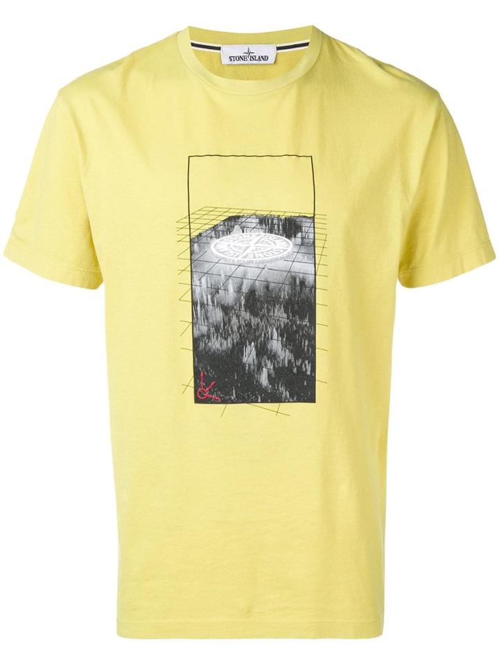 Stone Island Graphic Print T-shirt - Green