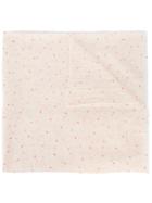 Faliero Sarti Mini Heart Print Scarf - Nude & Neutrals