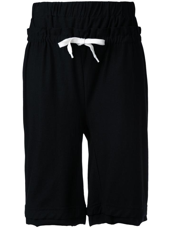 First Aid To The Injured - Haemin Shorts - Women - Cotton - 1, Black, Cotton