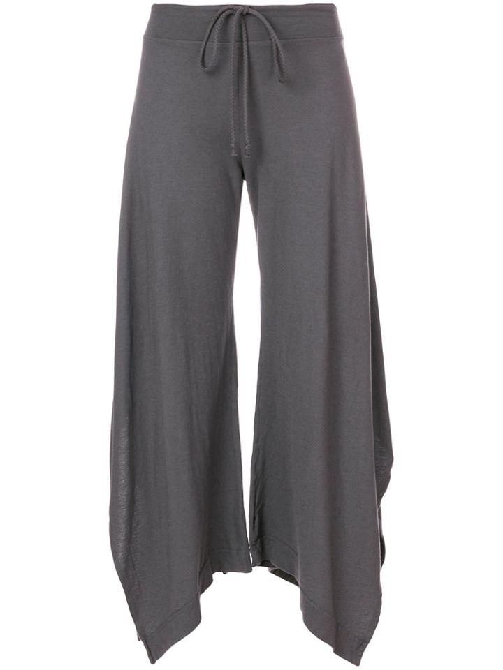 Lost & Found Rooms Draped Cropped Pants - Grey
