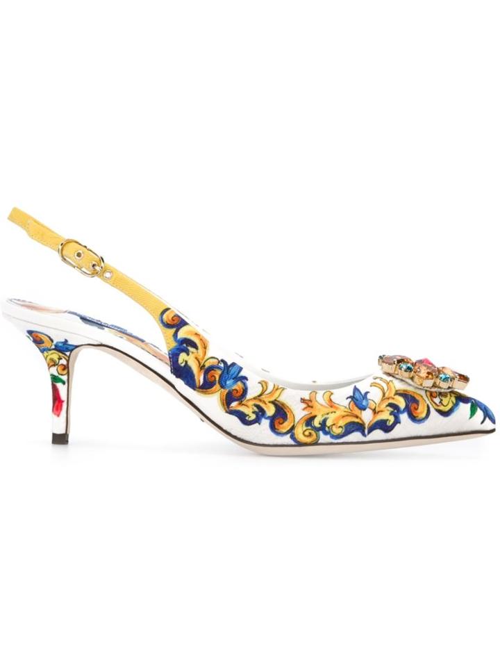 Dolce & Gabbana Embellished Majolica Pumps