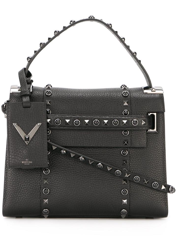 Valentino Valentino Garavani 'b-rockstud Rolling' Shoulder Bag - Black