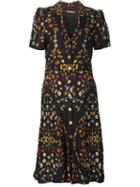 Alexander Mcqueen 'obsession' Button-up Dress