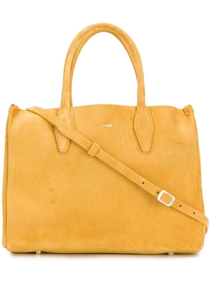 Lanvin Wide Shaped Tote Bag - Yellow & Orange