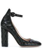 Gianvito Rossi Quilted Strap Pumps