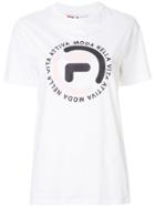 Fila Logo Boyfriend T-shirt - White