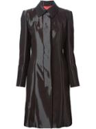Jean Louis Scherrer Vintage Shiny Single Breasted Coat
