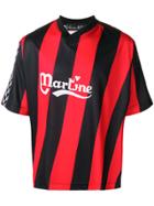 Martine Rose Striped Logo T-shirt - Red