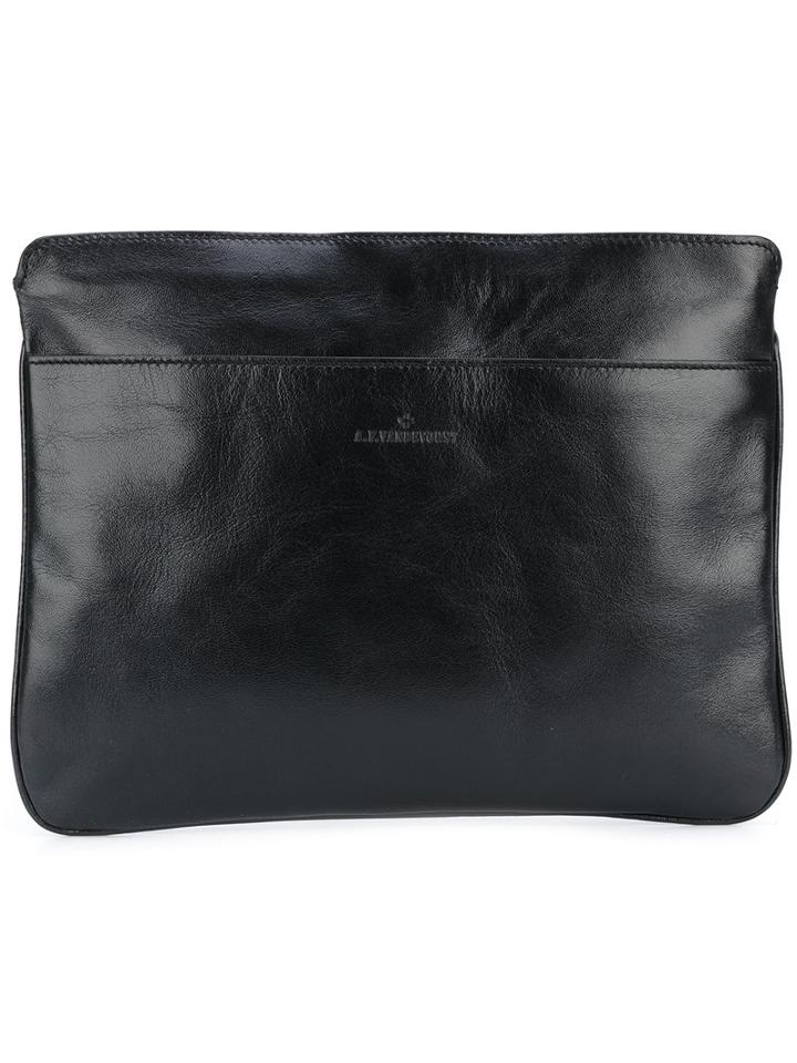 A.f.vandevorst - Laptop Bag - Women - Lamb Skin - One Size, Black, Lamb Skin