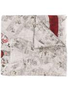 Faliero Sarti Minnie And Mickey Scarf - Grey