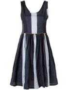 Amir Slama Panelled Dress - Blue