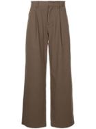Kazuyuki Kumagai Wide-leg Trousers - Brown