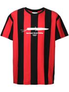 Yoshiokubo Striped Football T-shirt - Red