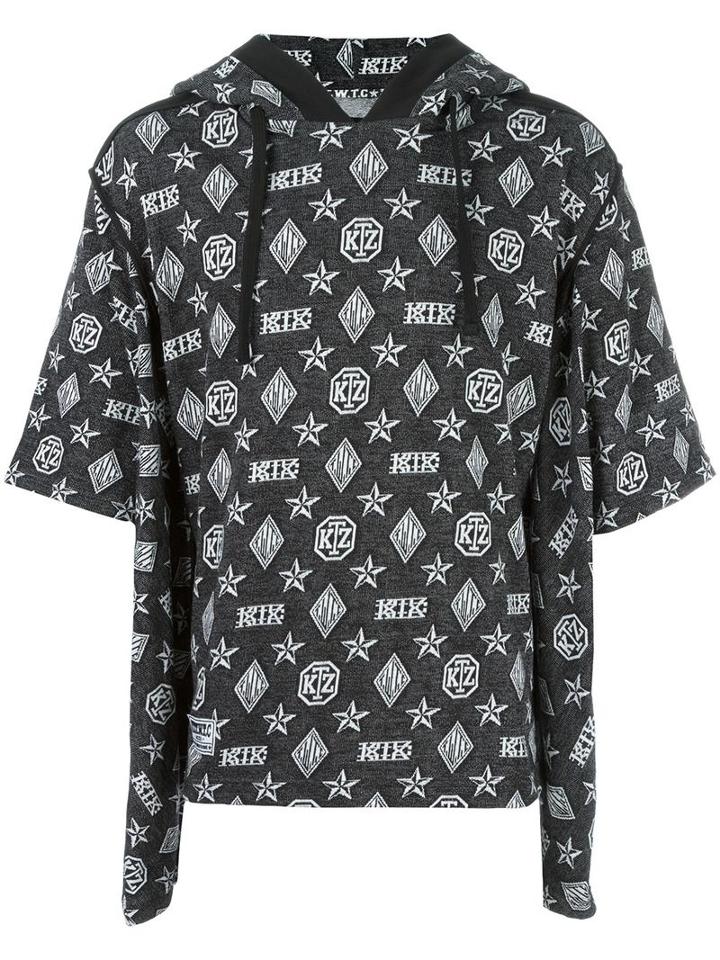 Ktz Double Sleeves Hoodie, Adult Unisex, Size: Large, Black, Cotton