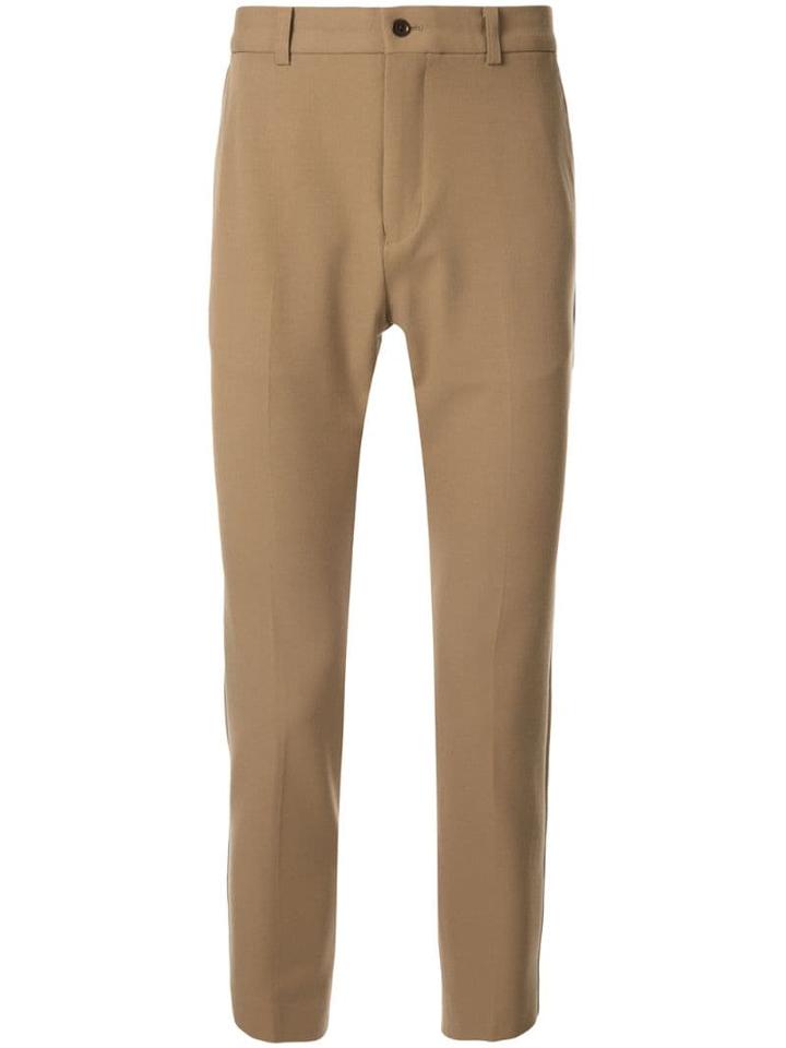 Loveless Slim-fit Trousers - Neutrals