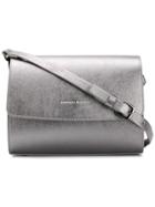 Fabiana Filippi Metallic Foldover Shoulder Bag - Silver