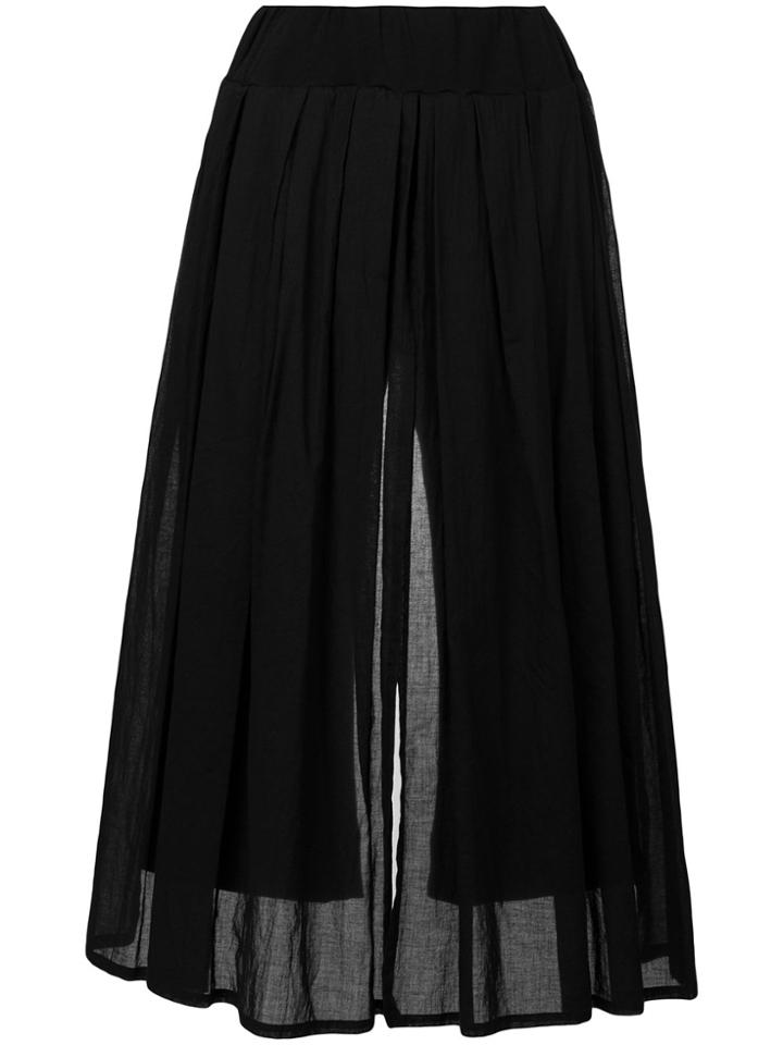 Lost & Found Rooms Panelled Wide Leg Trousers - Black
