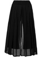 Lost & Found Rooms Panelled Wide Leg Trousers - Black
