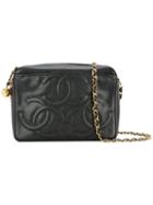 Chanel Pre-owned Triple Cc Chain Shoulder Bag - Black