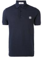 Stone Island - Classic Polo Top - Men - Cotton - M, Blue, Cotton