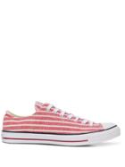 Converse Striped All-star Sneakers - Red
