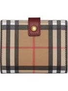 Burberry House Check Wallet - Red