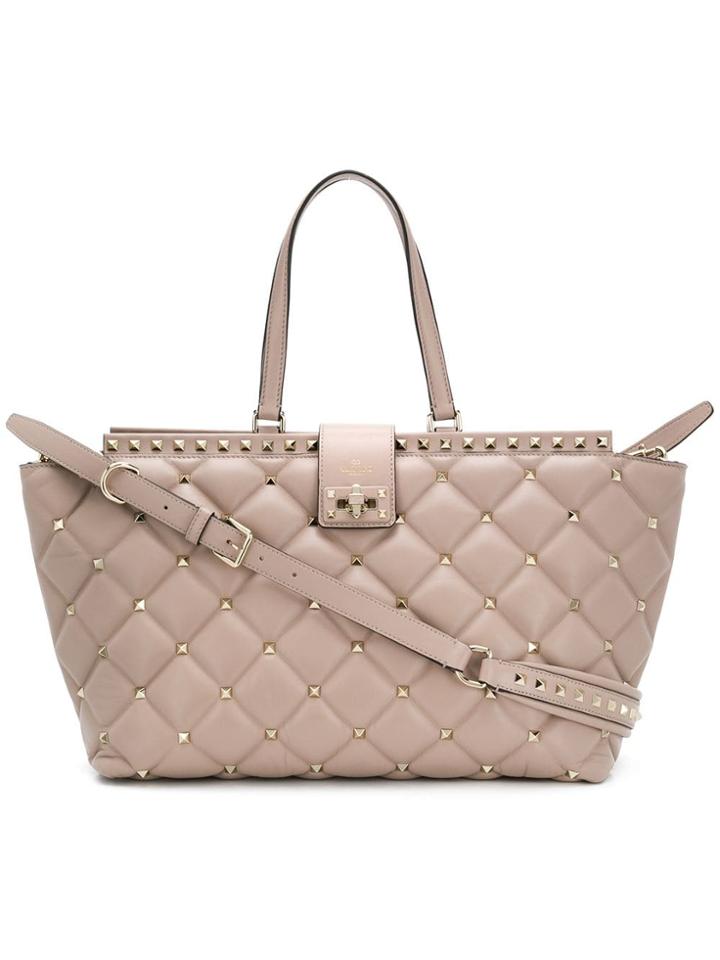 Valentino Valentino Rw2b0d20nap P45 Poudre Leather/fur/exotic