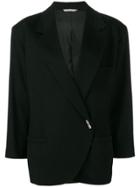 Versace Pre-owned Asymmetric Suit Jacket - Black