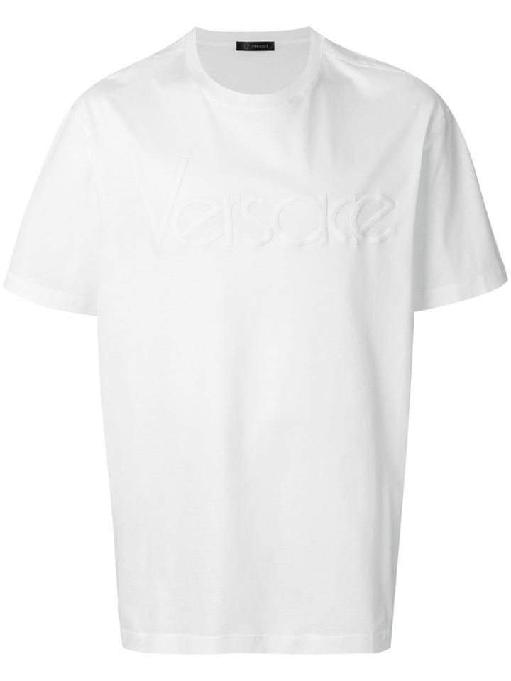Versace Embossed Logo T-shirt - White