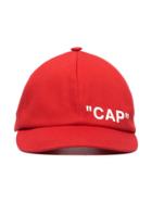 Off-white Off Quote Cap Red