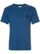 Kent & Curwen Short Sleeved Patch T-shirt - Blue