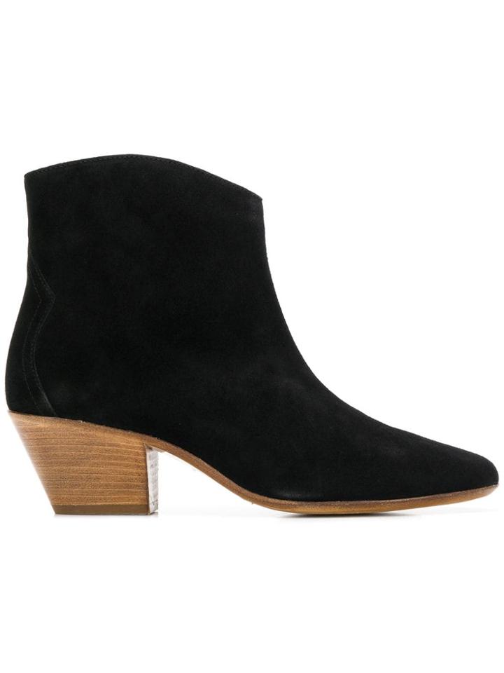Isabel Marant Pointed Toe Ankle Boots - Black