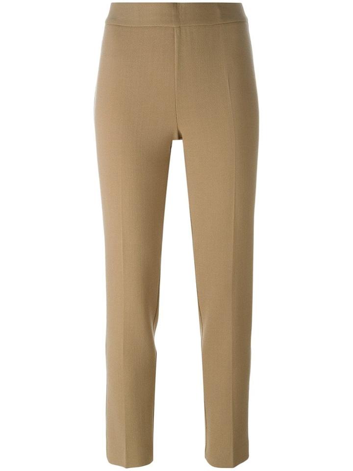 P.a.r.o.s.h. Straight Cropped Trousers - Neutrals