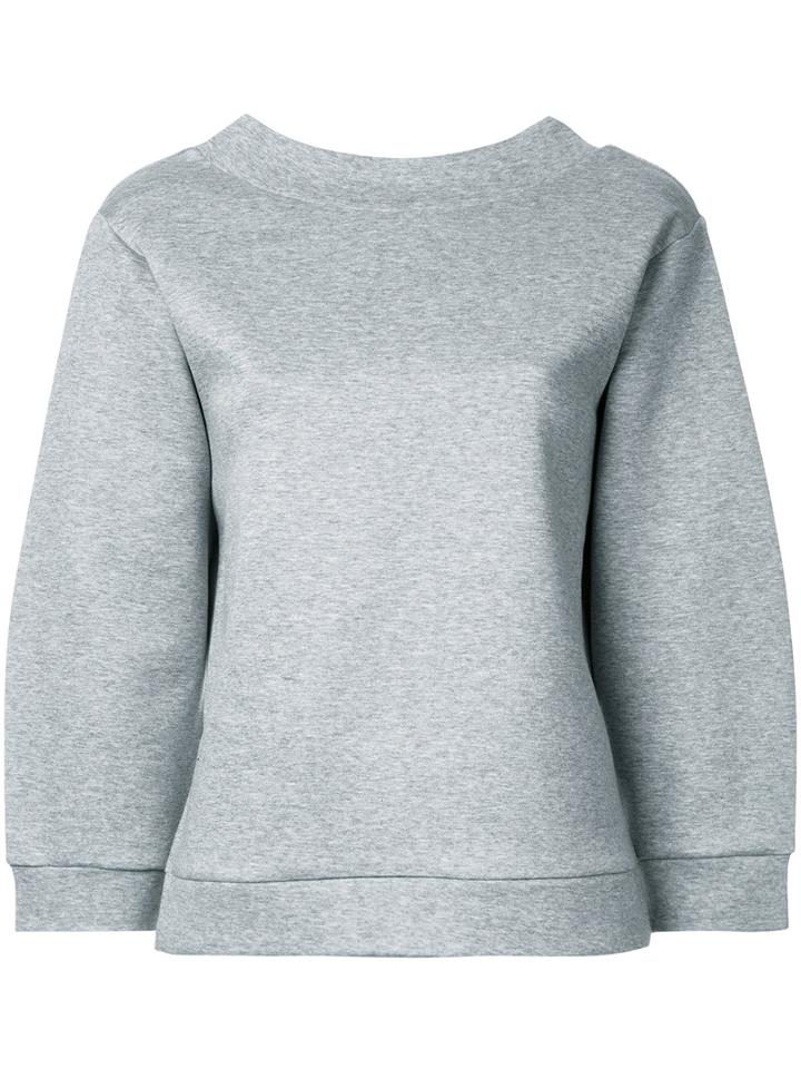 En Route Crew Neck Sweatshirt, Women's, Grey, Cotton