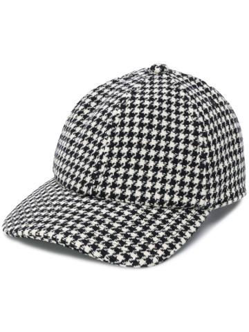 Sandro Paris Houndstooth Cap - Black