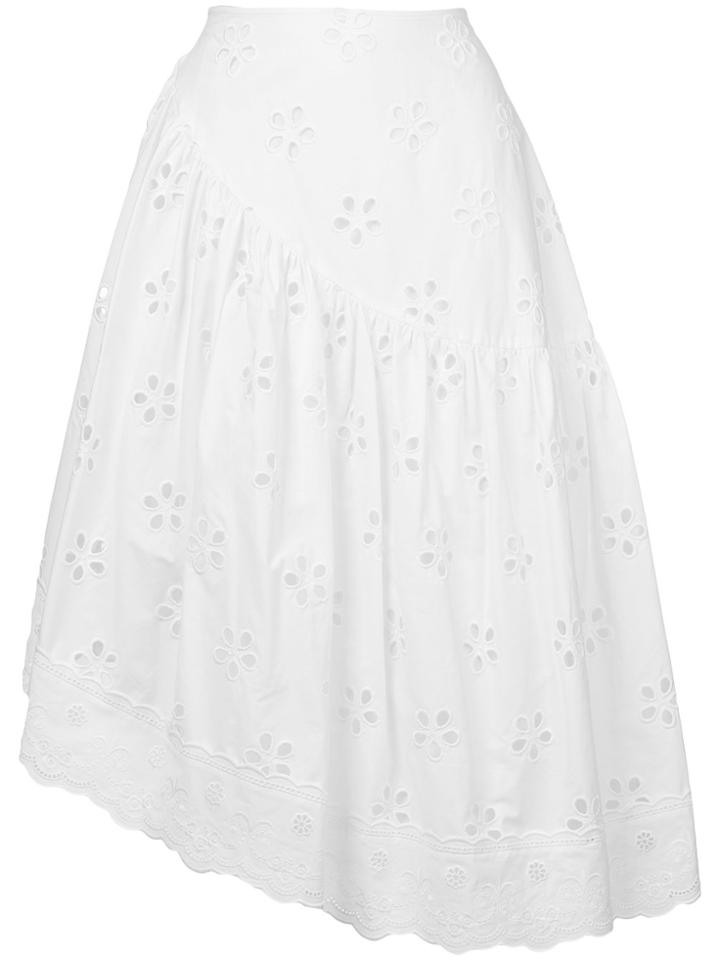 Simone Rocha Broderie Anglaise Skirt - White