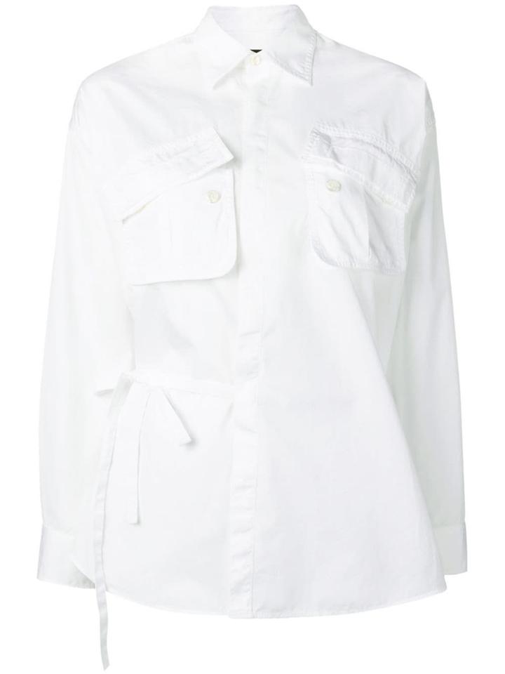 Dsquared2 Pocketed Wrap Shirt - White