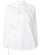 Dsquared2 Pocketed Wrap Shirt - White