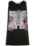 Reinaldo Lourenço Printed Racerback Tank - Black