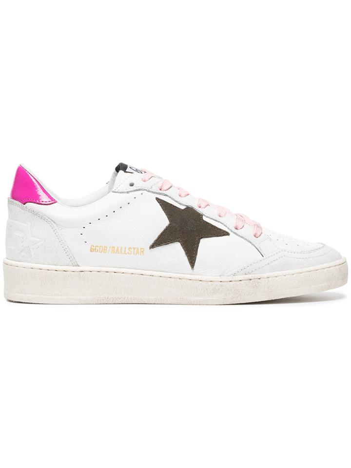Golden Goose Deluxe Brand White Ball Star Leather Sneakers