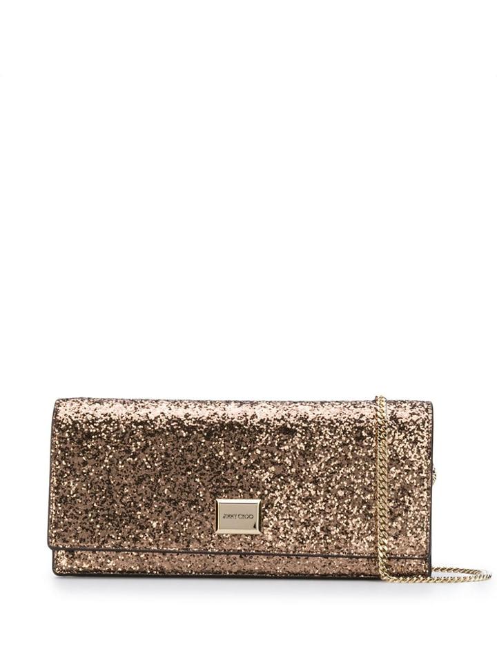 Jimmy Choo Lilia Clutch Bag - Brown
