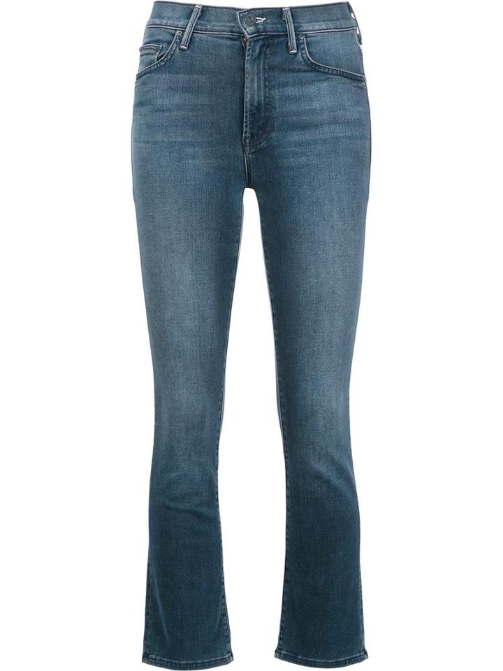 Mother Bootcut Jeans, Women's, Size: 29, Blue, Cotton/polyester/spandex/elastane