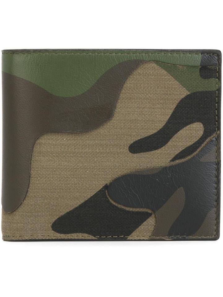 Valentino Valentino Garavani Camouflage Wallet - Green