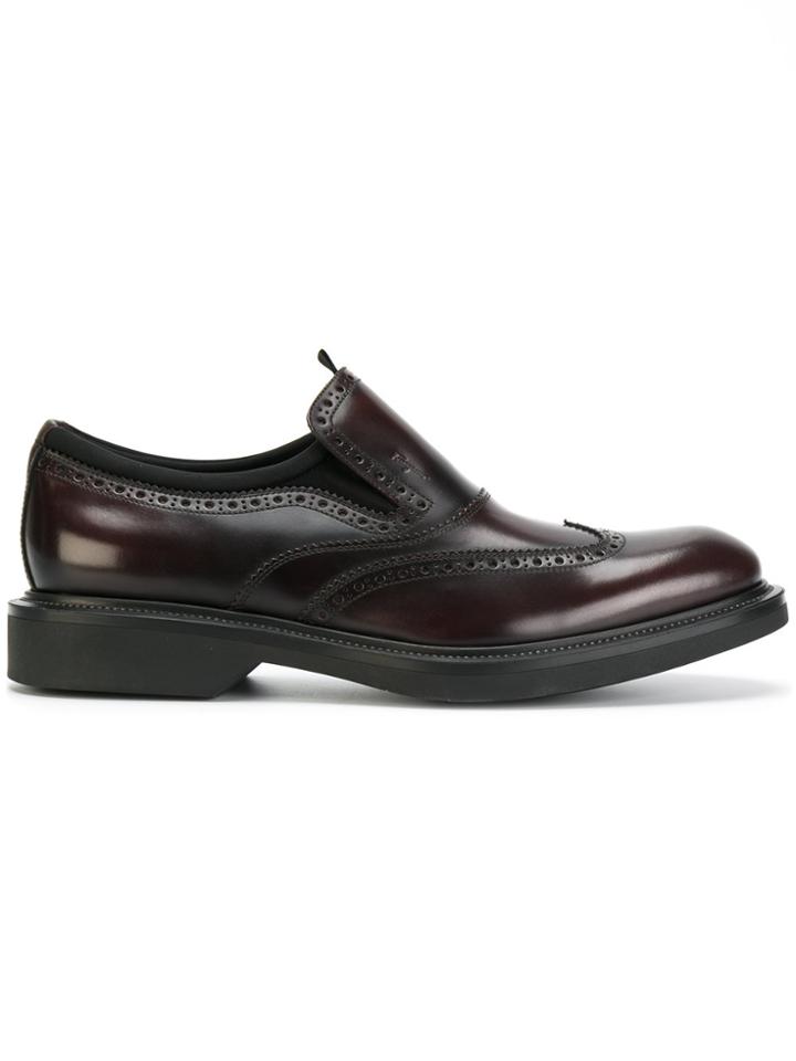 Salvatore Ferragamo Dowling Barolo Calf Shoes - Brown