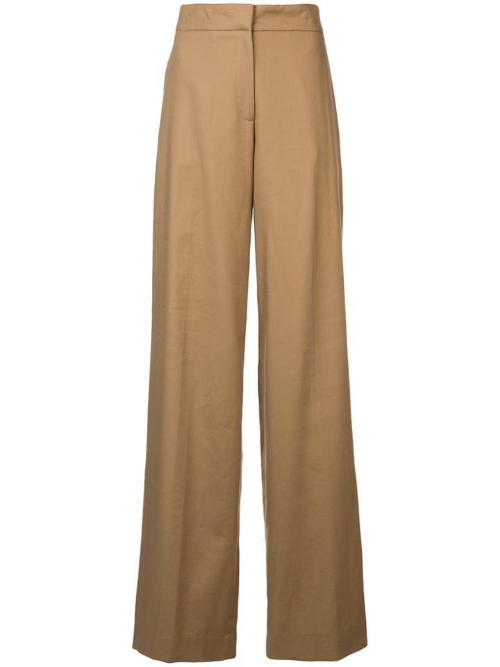 Oscar De La Renta Straight-leg Trousers - Brown