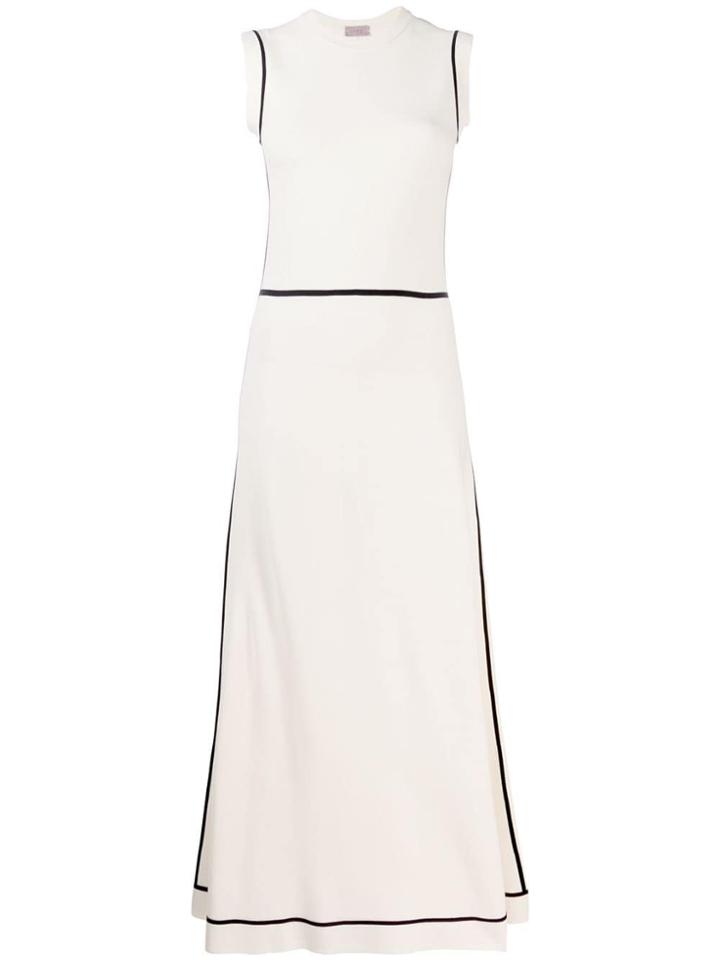 Mrz Abito Intarsia Dress - White