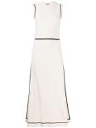 Mrz Abito Intarsia Dress - White