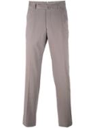 Ermenegildo Zegna Tailored Trousers, Men's, Size: 50, Grey, Cotton/spandex/elastane