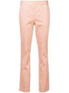 Sally Lapointe Stretch Twill Skinny Trousers - Pink & Purple